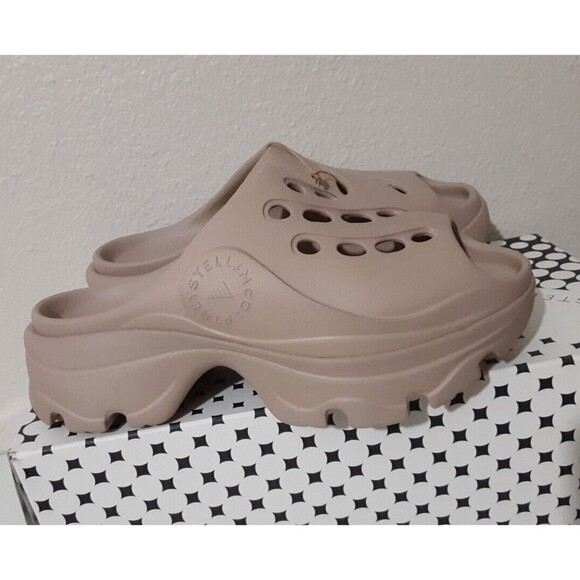 New Womens ADIDAS STELLA MCCARTNEY STELLA CLOG IF6537 KHAKI US W 9 - Picture 7 of 13